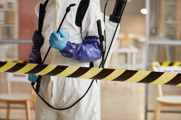 Professional Biohazard Cleanup technician working in Franklin, NJ